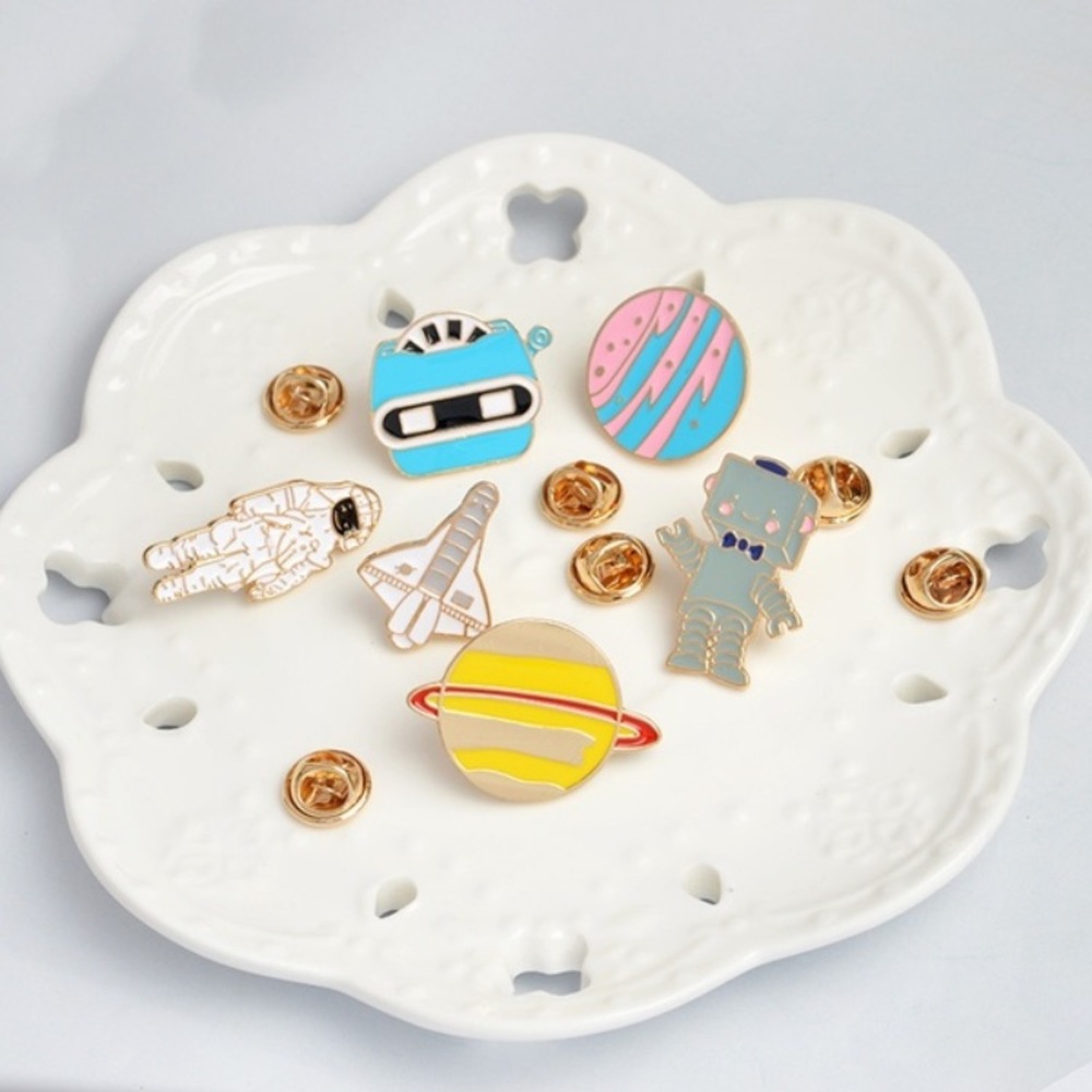 Space Enamel Pin Set Brand New